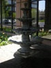 the fountain in front of the hotel